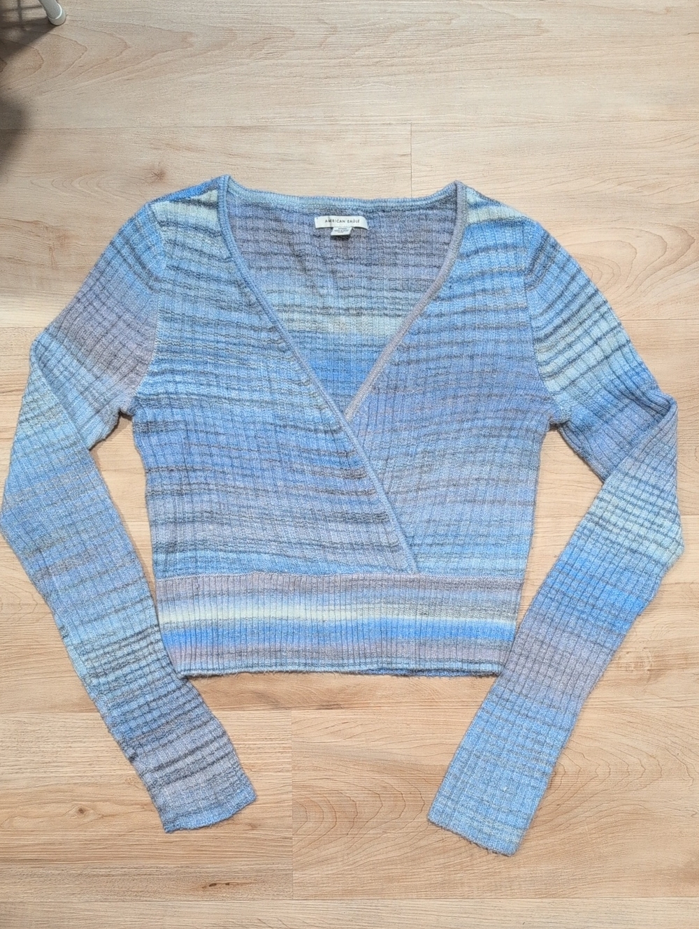 American Eagle Wrap Front Sweater